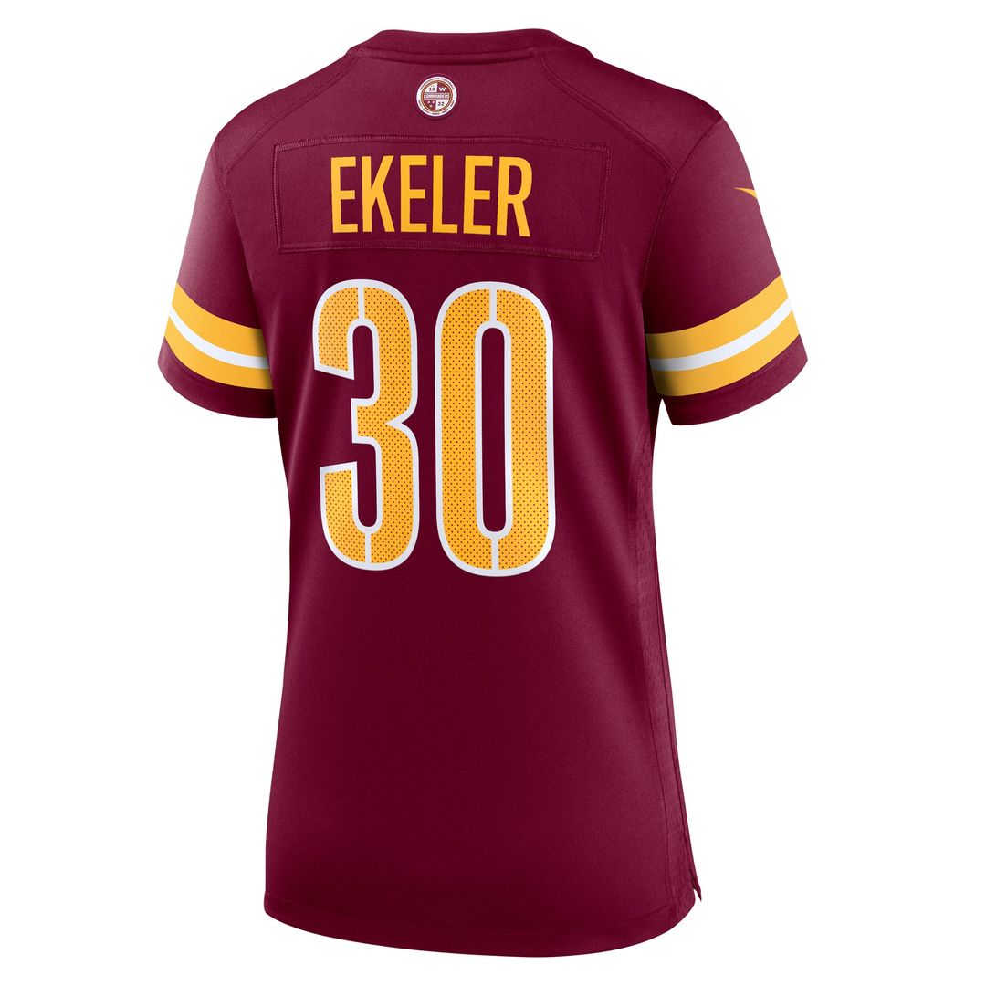 Austin Ekeler Washington Commanders Women's Game Player Jersey - Burgundy