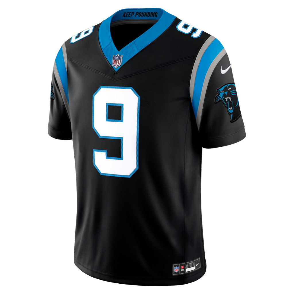 Bryce Young Carolina Panthers Team Vapor F.U.S.E. Stitched Limited Jersey - Black