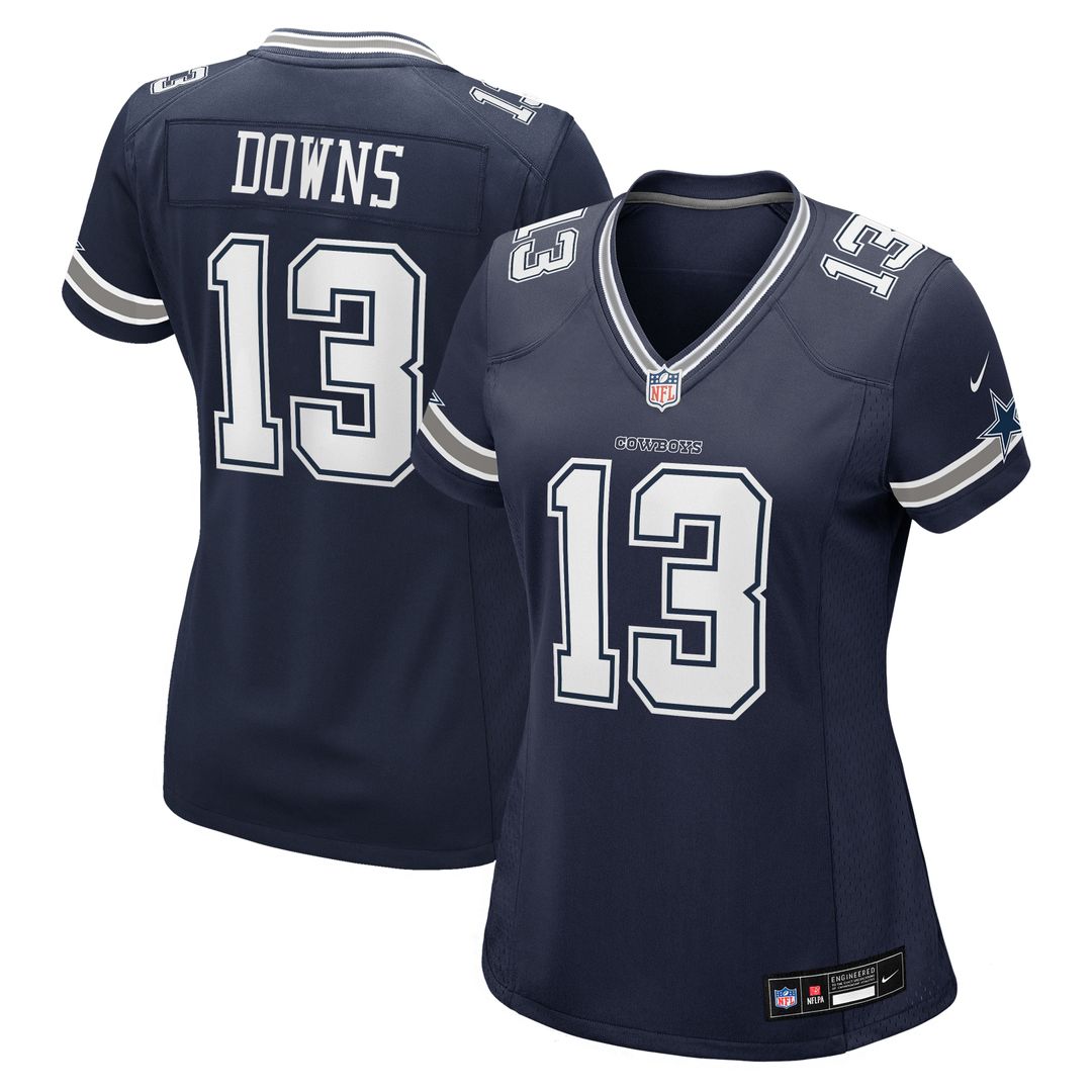 Caleb Downs Dallas Cowboys Women's Alternate Game Jersey - White