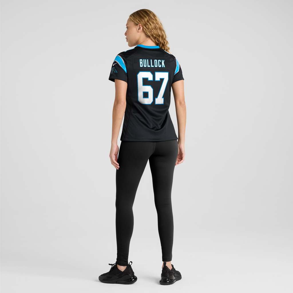 Corey Bullock Carolina Panthers Women's Team Game Jersey - Black