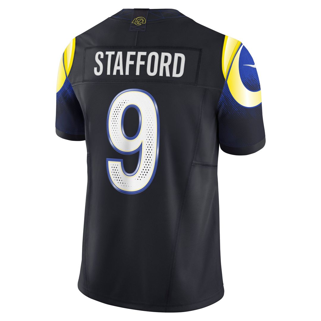 Matthew Stafford Los Angeles Rams Rivalries Collection Stitched Limited Jersey - Dark Blue