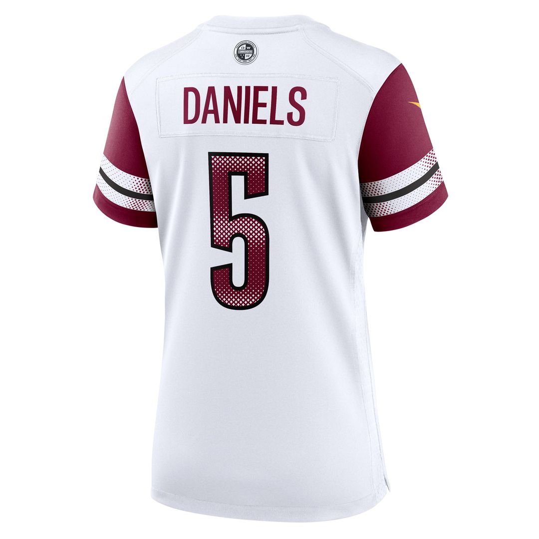 Jayden Daniels Washington Commanders Women's Game Jersey - White