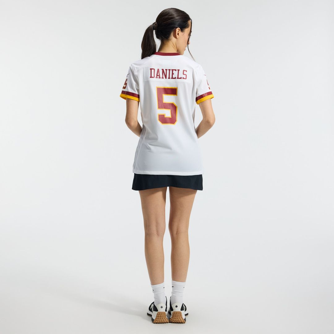 Jayden Daniels Washington Commanders Women's Game Super Bowl Era Jersey - White
