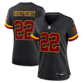 Jacory Croskey - Merritt Washington Commanders Women's Hail Raiser Alternate Game Jersey - Black