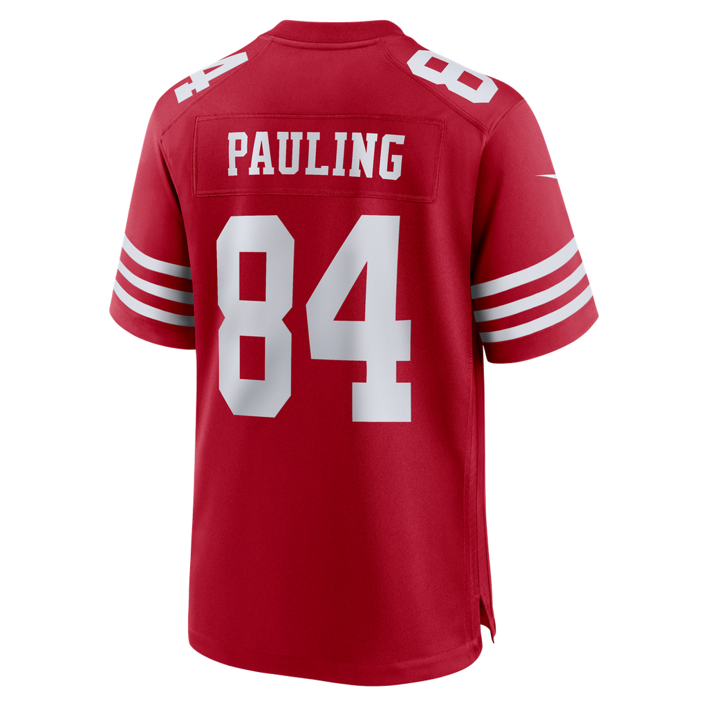 Will Pauling San Francisco 49ers Team Game Jersey - Scarlet