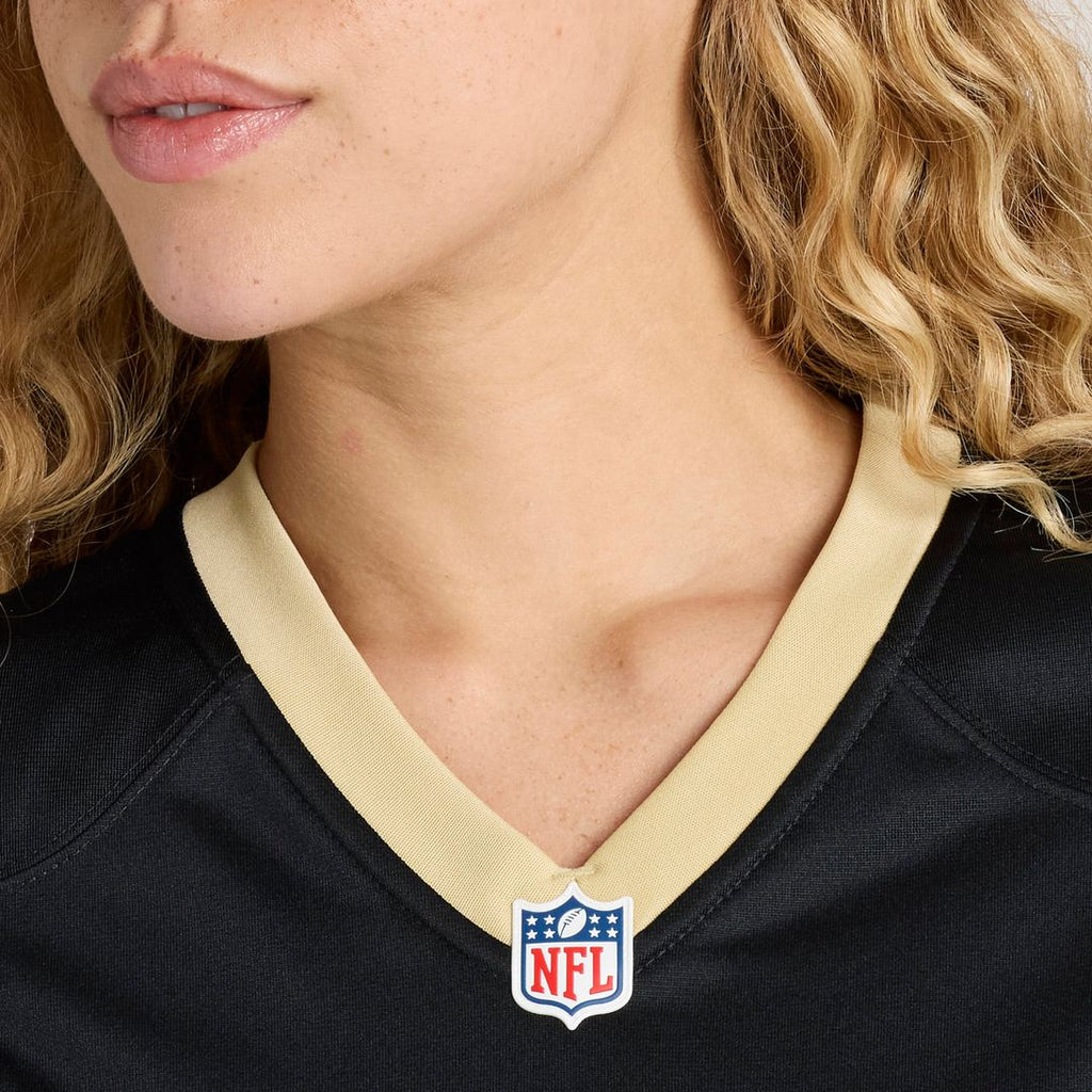 Number 1 Mom New Orleans Saints Women's Game Jersey - Black