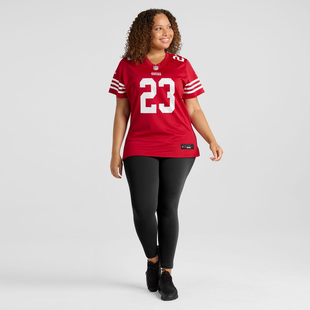 Christian McCaffrey San Francisco 49ers Women's Player Jersey - White