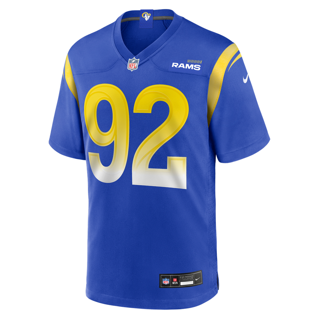 Harrison Mevis Los Angeles Rams Team Game Jersey - Royal