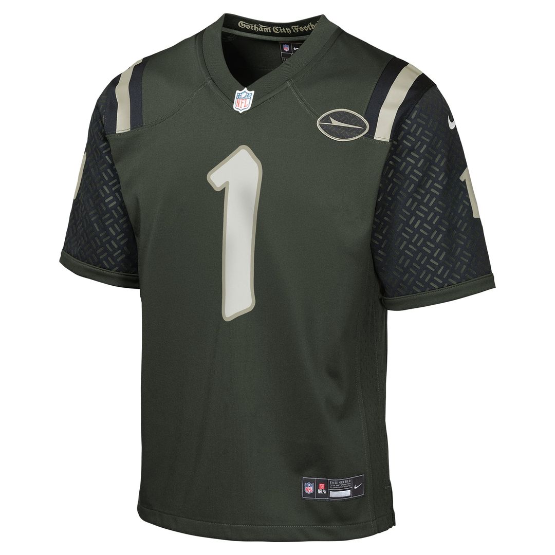 Ahmad Sauce Gardner New York Jets Youth Rivalries Collection Game Jersey - Green