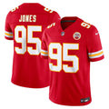 Chris Jones Kansas City Chiefs Team Vapor F.U.S.E. Stitched Limited Jersey - Red