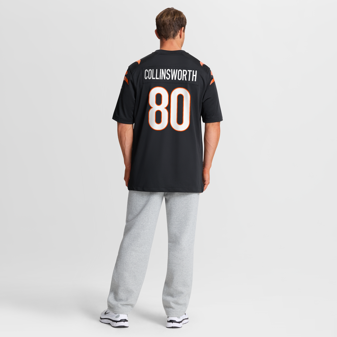 Cris Collinsworth Cincinnati Bengals Team Retired Player Game Jersey - Black