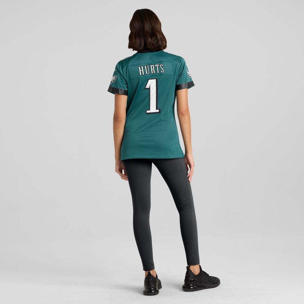 Jalen Hurts Philadelphia Eagles Women's Team Game Jersey - Midnight Green