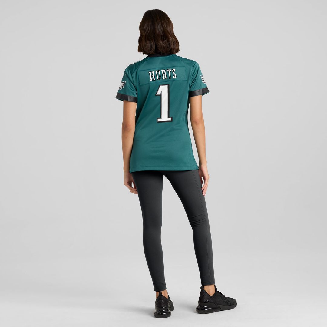 Jalen Hurts Philadelphia Eagles Women's Team Game Jersey - Midnight Green