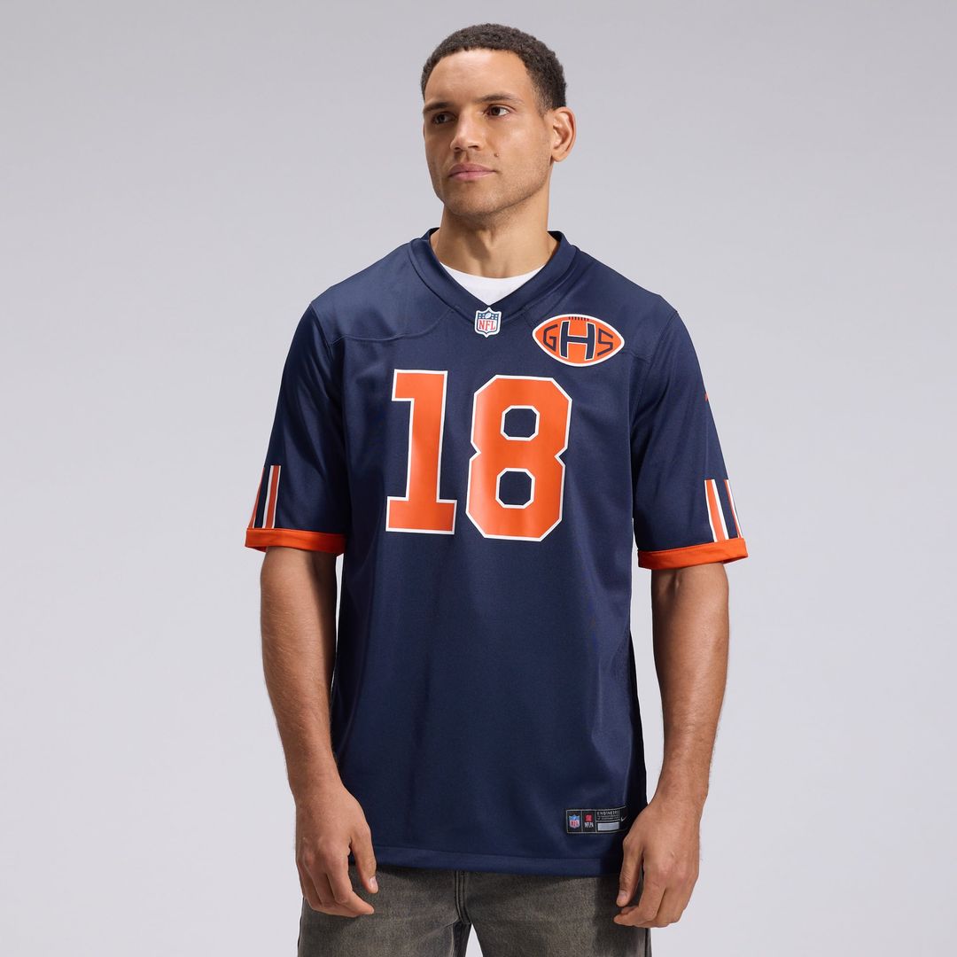 Caleb Williams Chicago Bears 2026 Rivalries Collection Game Jersey - Navy