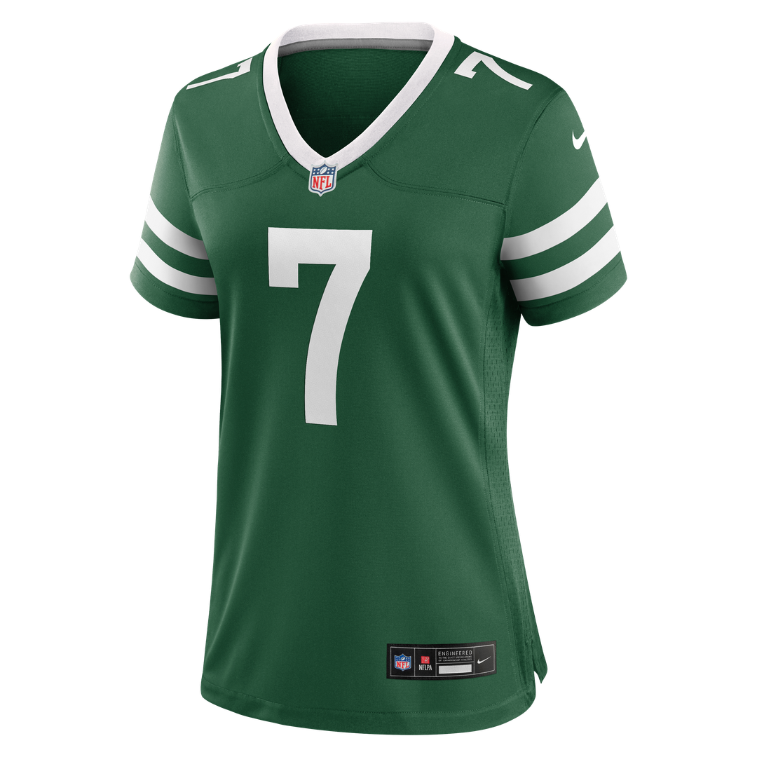 Geno Smith New York Jets Women's Game Jersey - Legacy Green