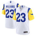 Kyren Williams Los Angeles Rams White Game Player Jersey - White