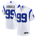 Aaron Donald Los Angeles Rams Fearsome White Game Jersey
