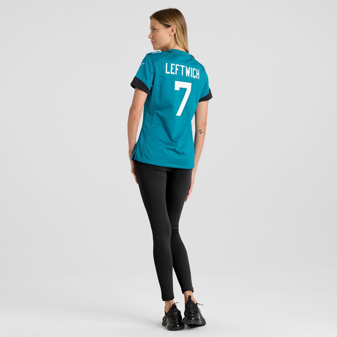 Byron Leftwich Jacksonville Jaguars Women's Retired Player Game Jersey - Teal