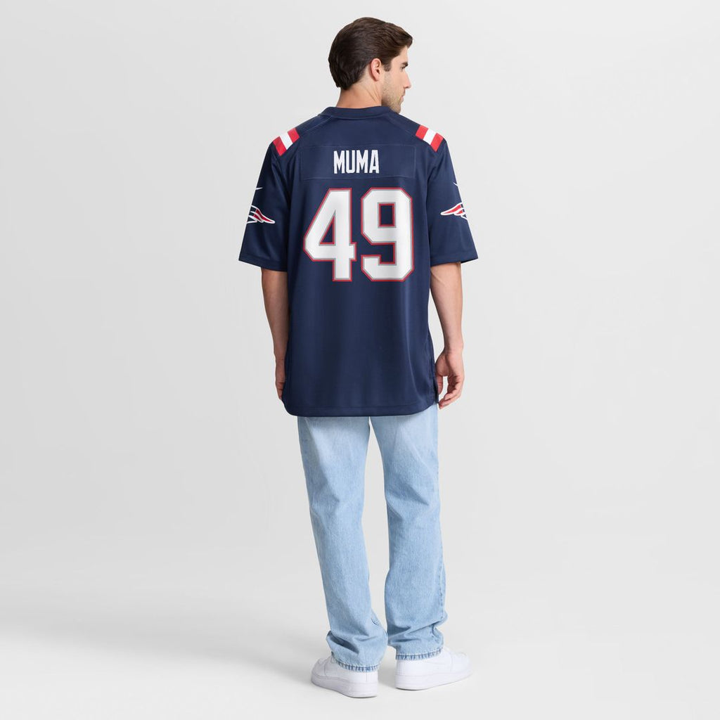 Chad Muma New England Patriots Team Game Jersey - Navy