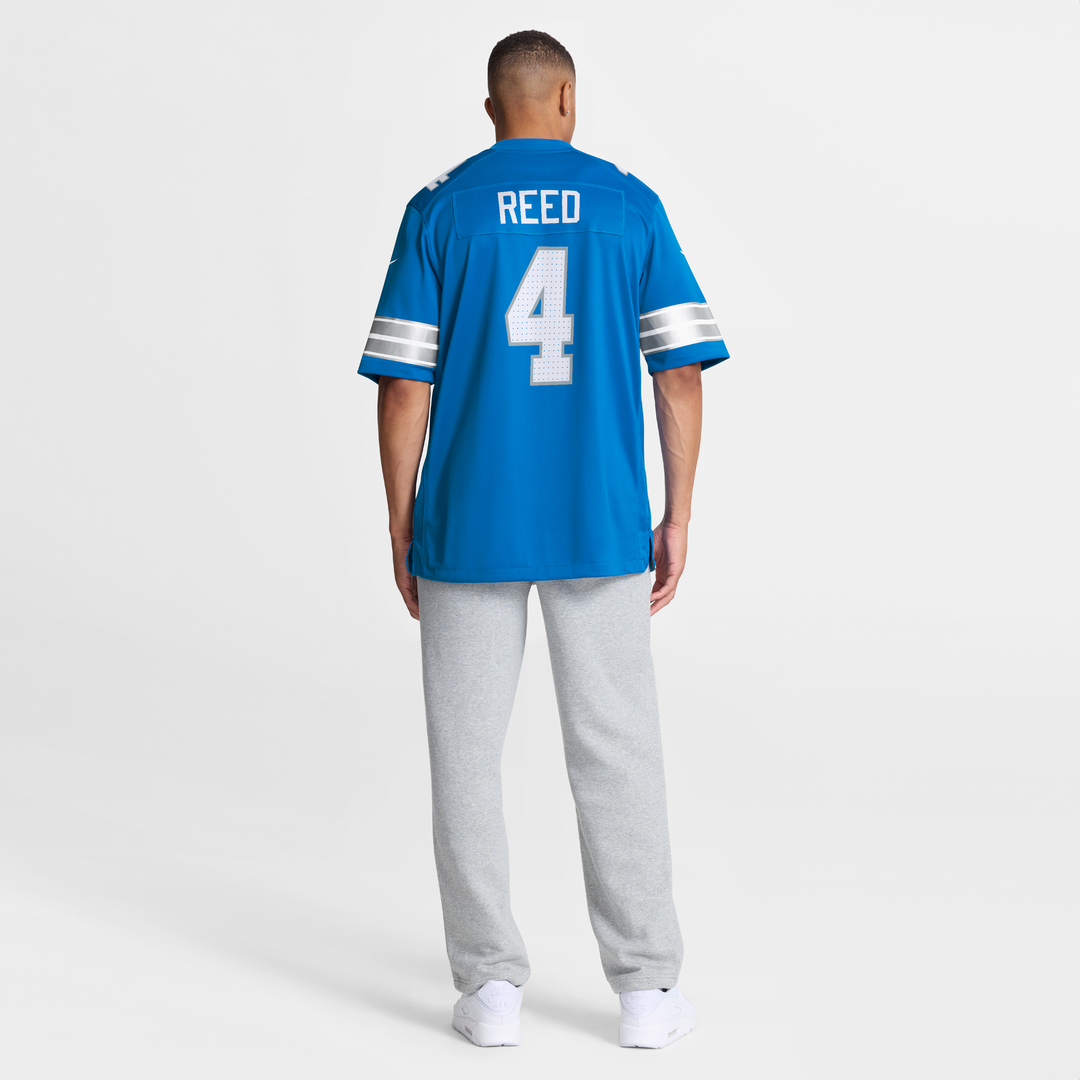 D.J. Reed Detroit Lions Team Game Jersey - Blue