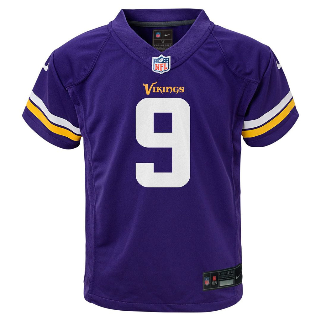 J.J. McCarthy Minnesota Vikings Preschool Player Game Jersey - Purple