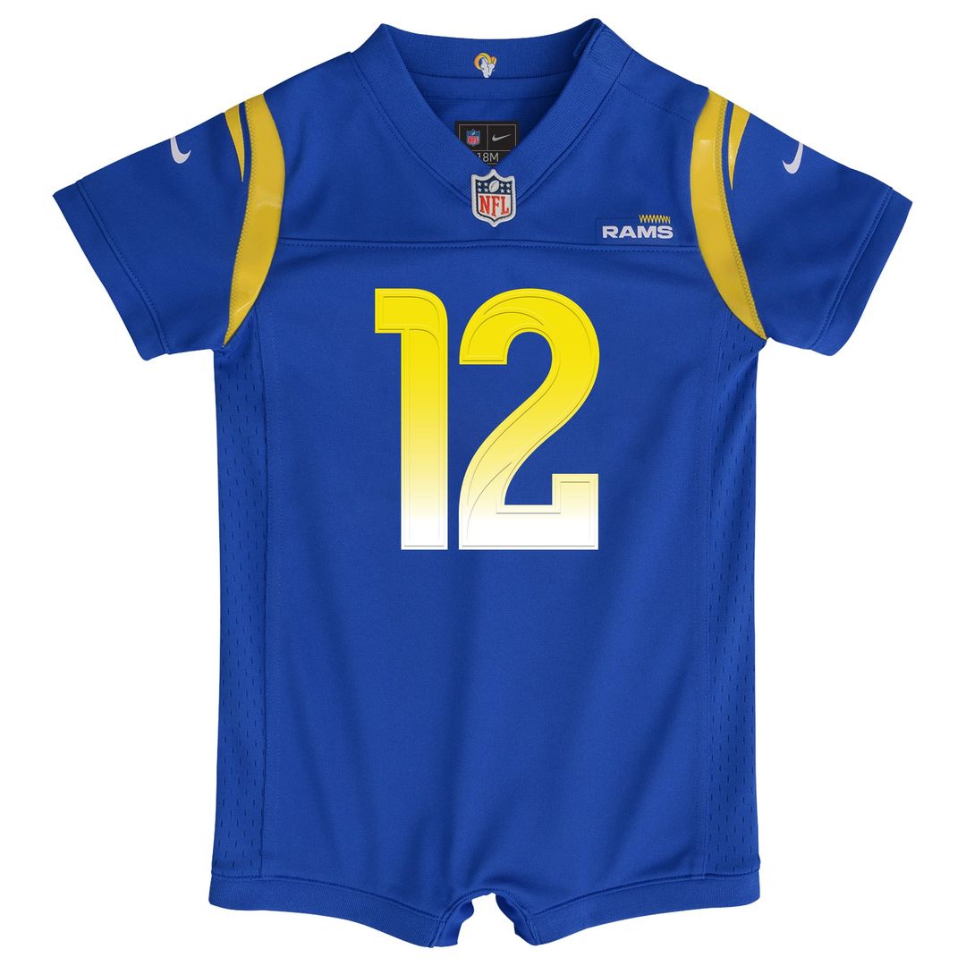 Puka Nacua Los Angeles Rams Newborn Romper Game Jersey - Royal
