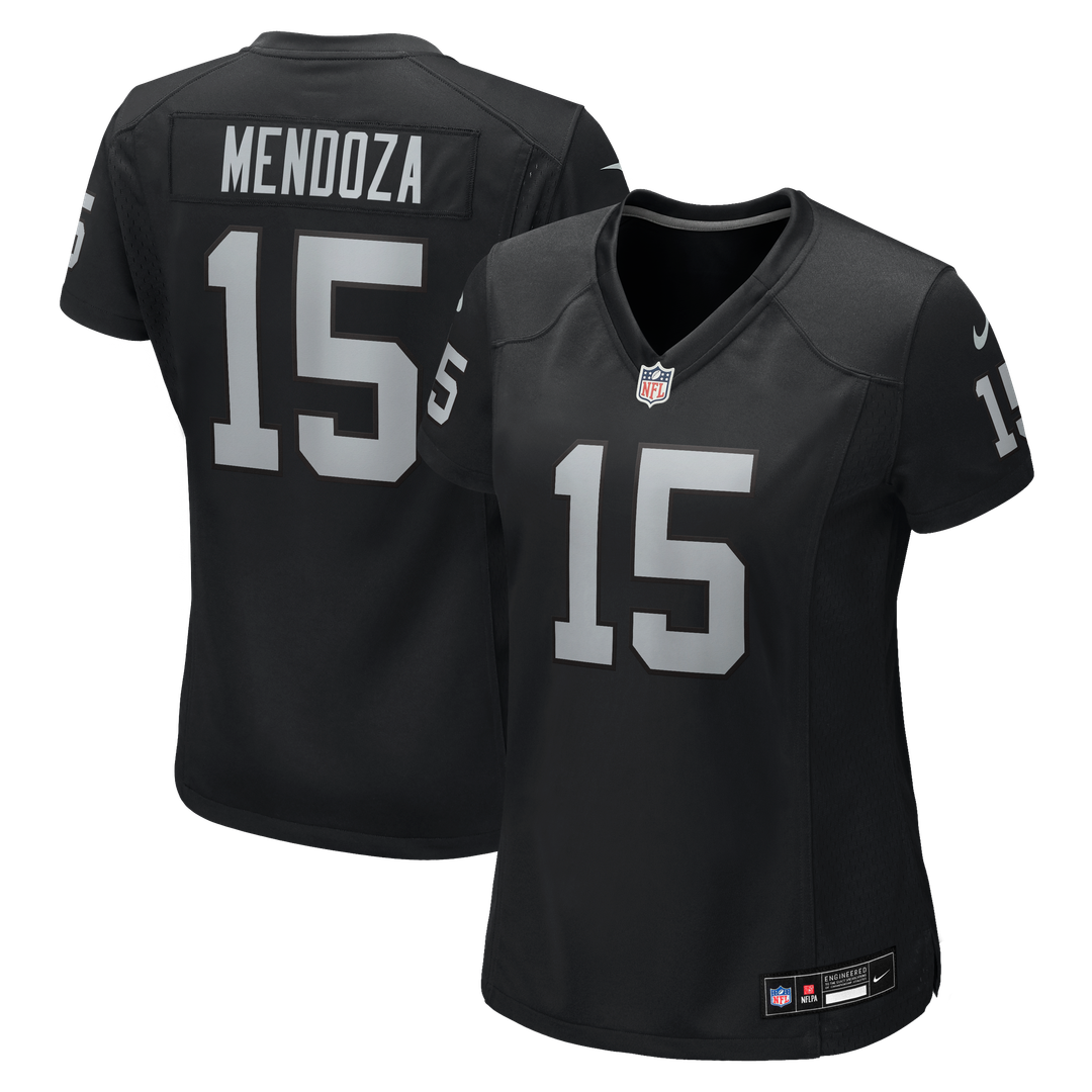 Fernando Mendoza Las Vegas Raiders Women's Team Game Player Jersey - Black