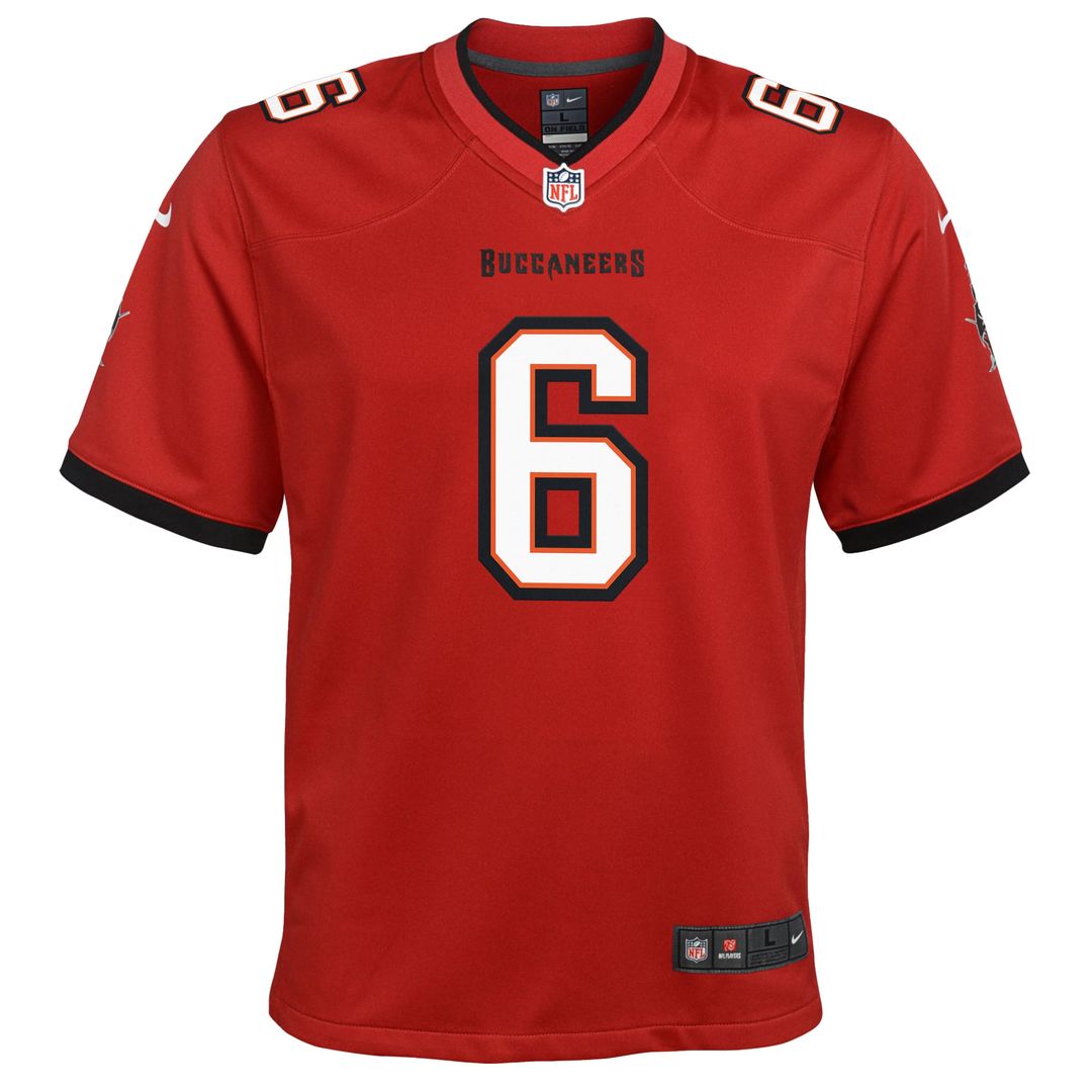 Baker Mayfield Tampa Bay Buccaneers Youth Game Jersey - Pewter