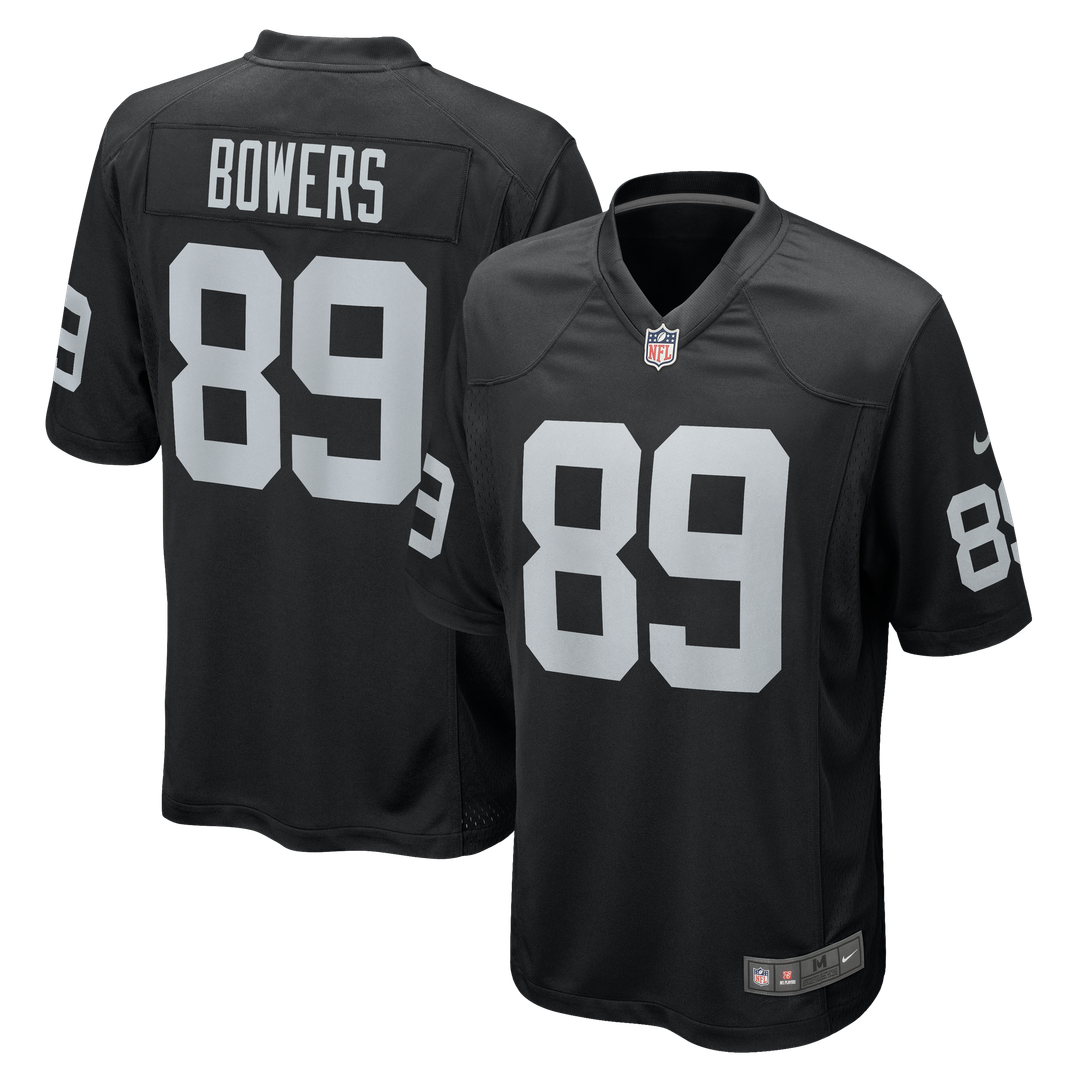Brock Bowers Las Vegas Raiders Player Game Jersey - Black