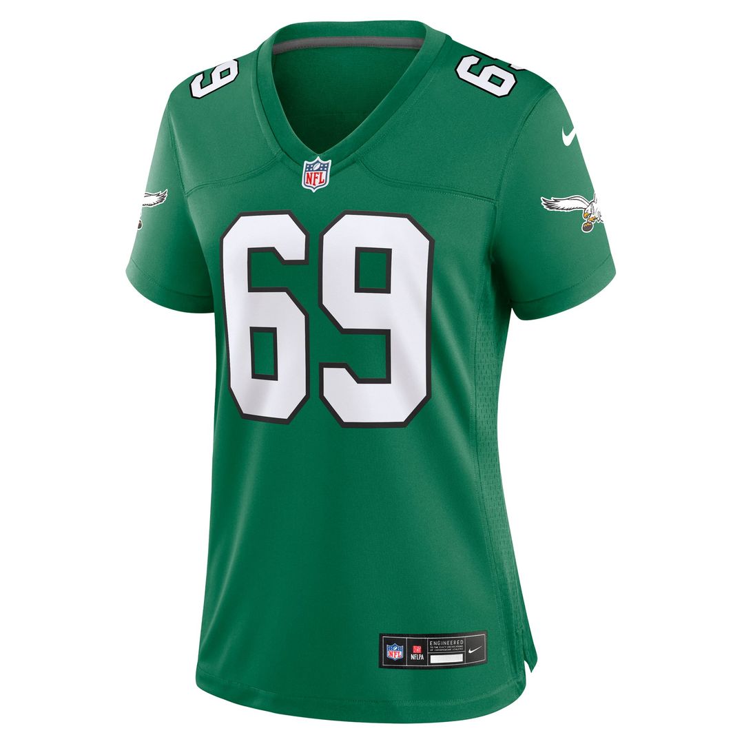 Landon Dickerson Philadelphia Eagles Women's Alternate Game Jersey - Kelly Green