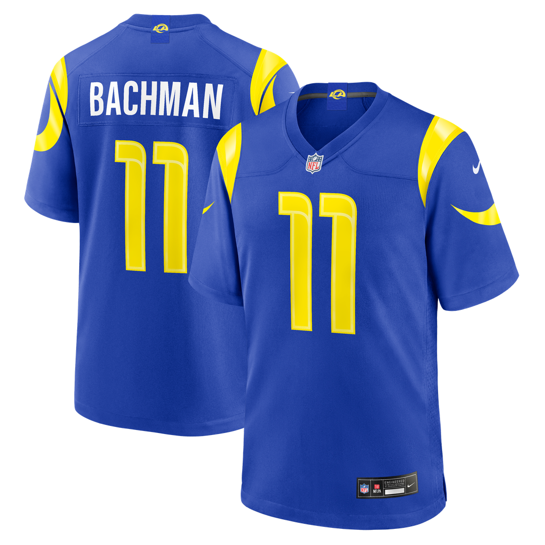 Alex Bachman Los Angeles Rams Team Game Jersey - Royal