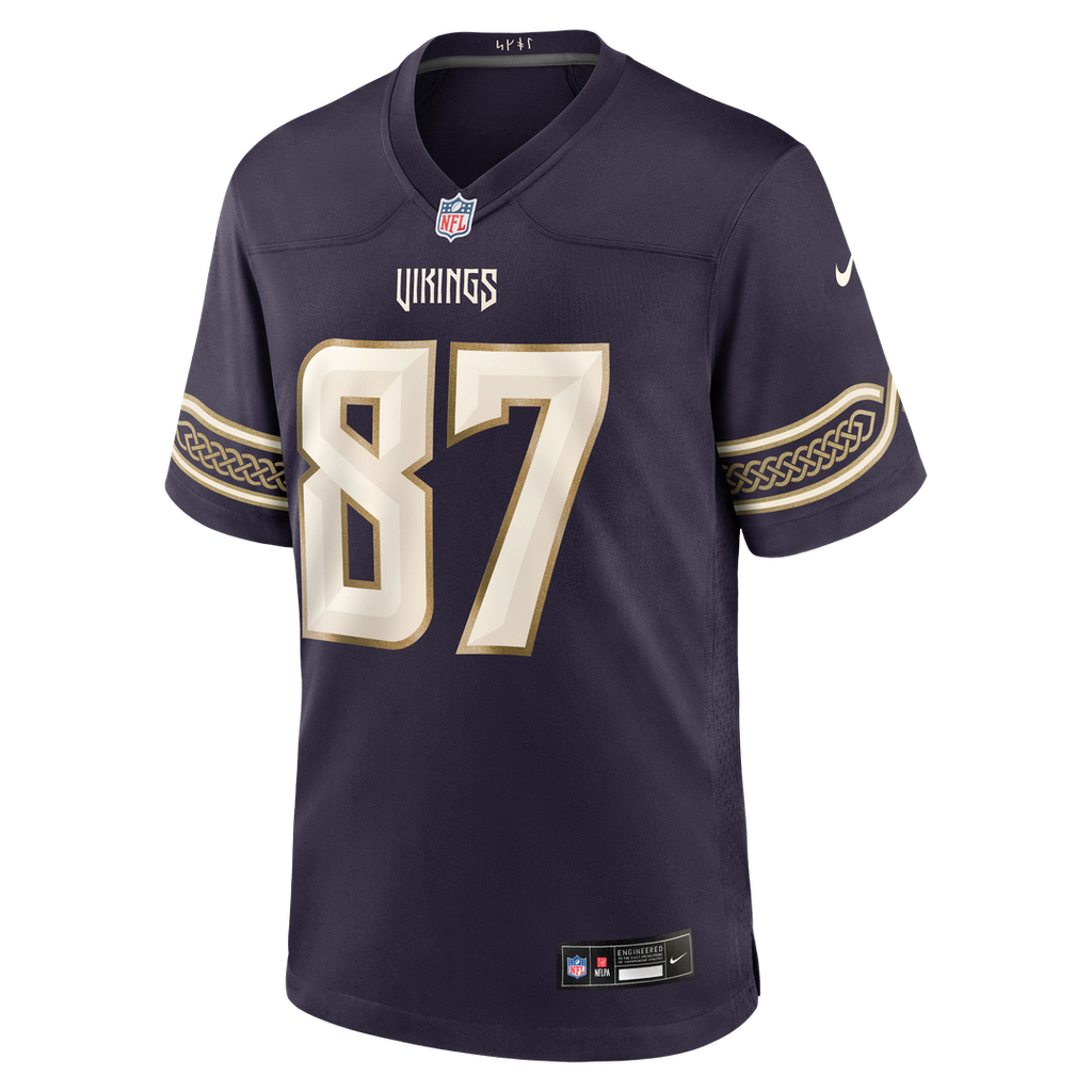 T.J. Hockenson Minnesota Vikings 2026 Rivalries Collection Game Jersey - Purple