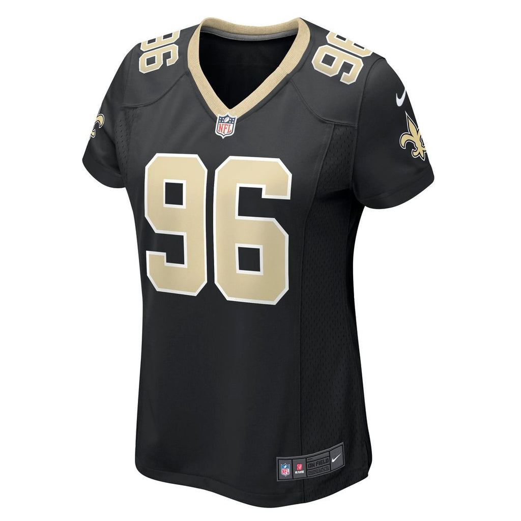 Carl Granderson New Orleans Saints Women's Game Jersey - Black
