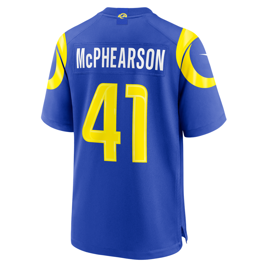 Zech McPhearson Los Angeles Rams Team Game Jersey - Royal