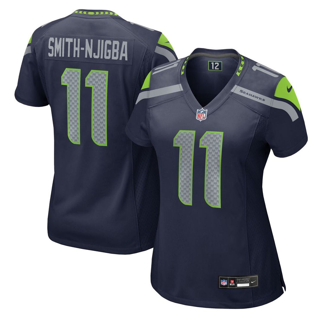 Jaxon Smith - Njigba Seattle Seahawks Women's Team Game Jersey - College Navy
