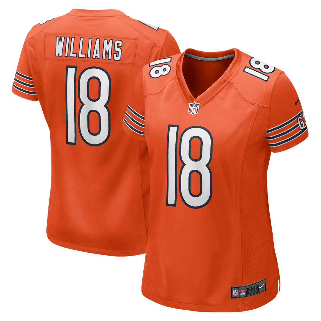 Caleb Williams Chicago Bears Women's Alternate Game Jersey - Orange