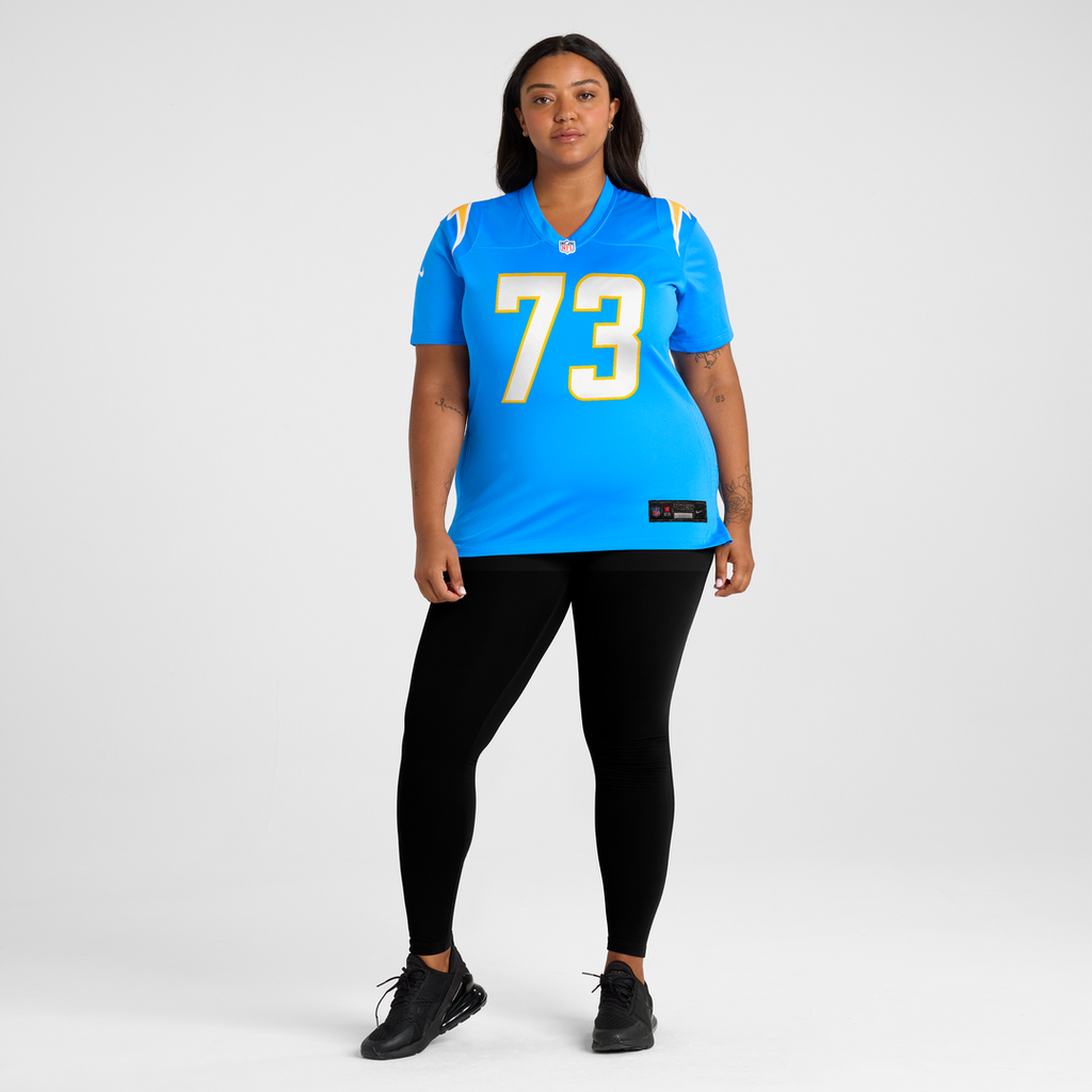 Alex Harkey Los Angeles Chargers Women's Team Game Jersey - Powder Blue