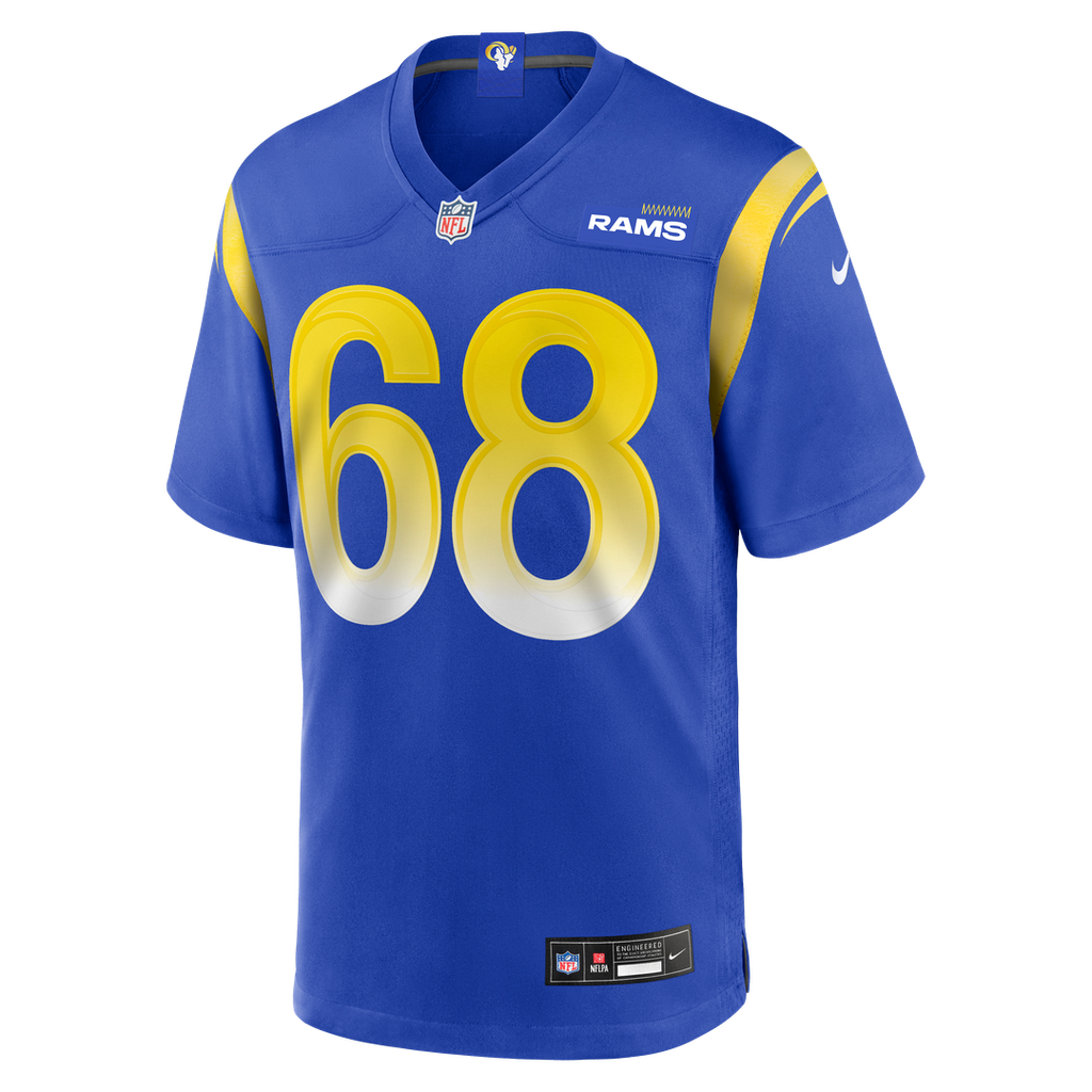 Mike McAllister Los Angeles Rams Home Game Jersey - Royal
