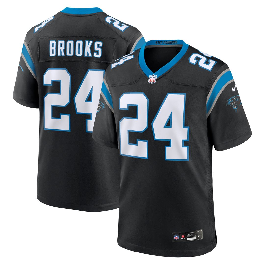 Jonathon Brooks Carolina Panthers Alternate Game Player Jersey - Blue