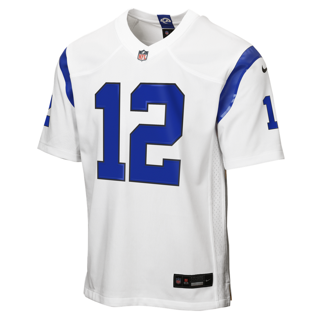 Puka Nacua Los Angeles Rams Youth Fearsome White Game Jersey