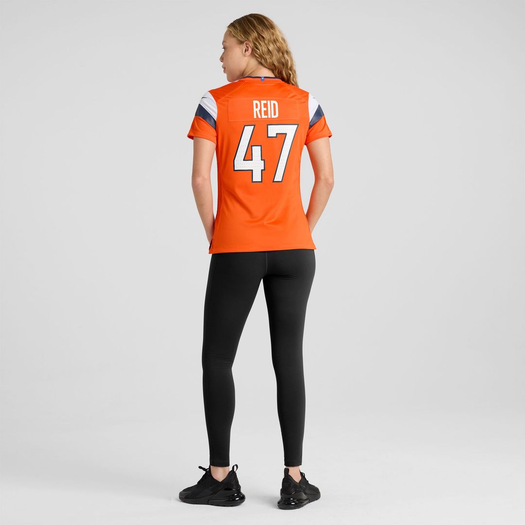 Karene Reid Denver Broncos Women's Team Game Jersey - Orange