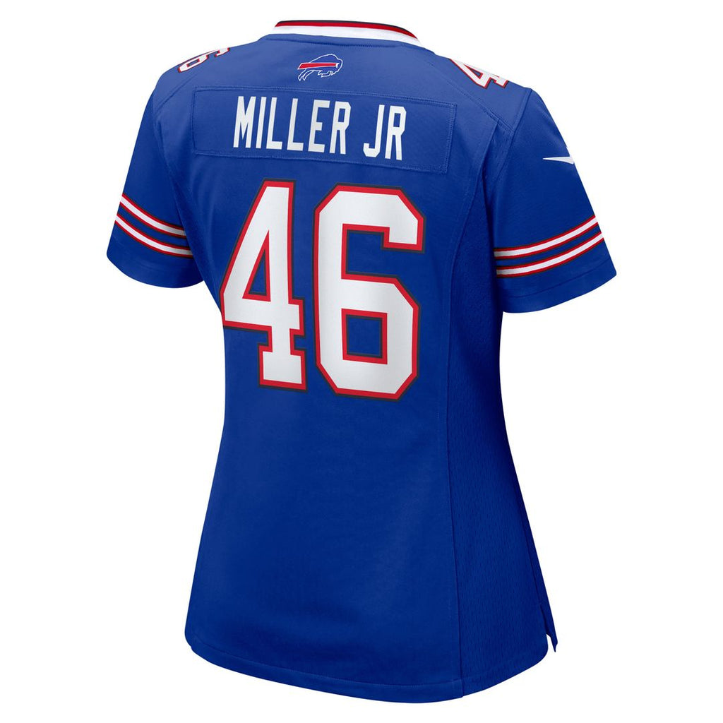 DJ Miller Jr. Buffalo Bills Women's Team Game Jersey - Royal