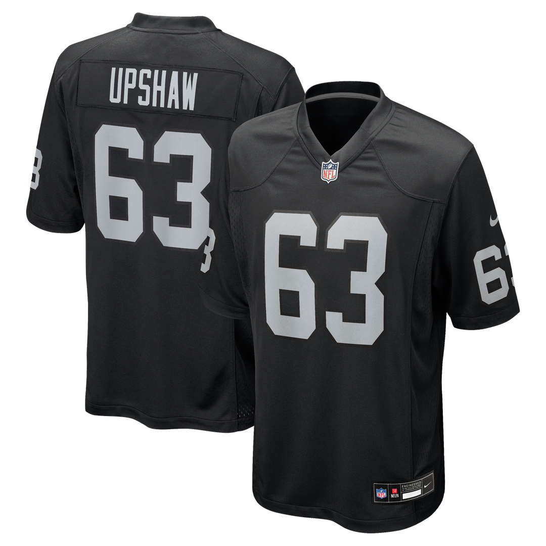Gene Upshaw Las Vegas Raiders Game Retired Player Jersey - Black