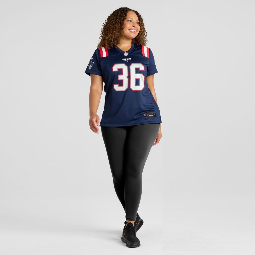 Lawyer Milloy New England Patriots Women's Game Retired Player Jersey - Navy