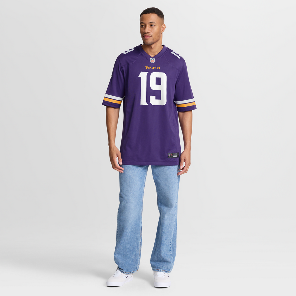 Adam Thielen Minnesota Vikings Game Jersey - Purple