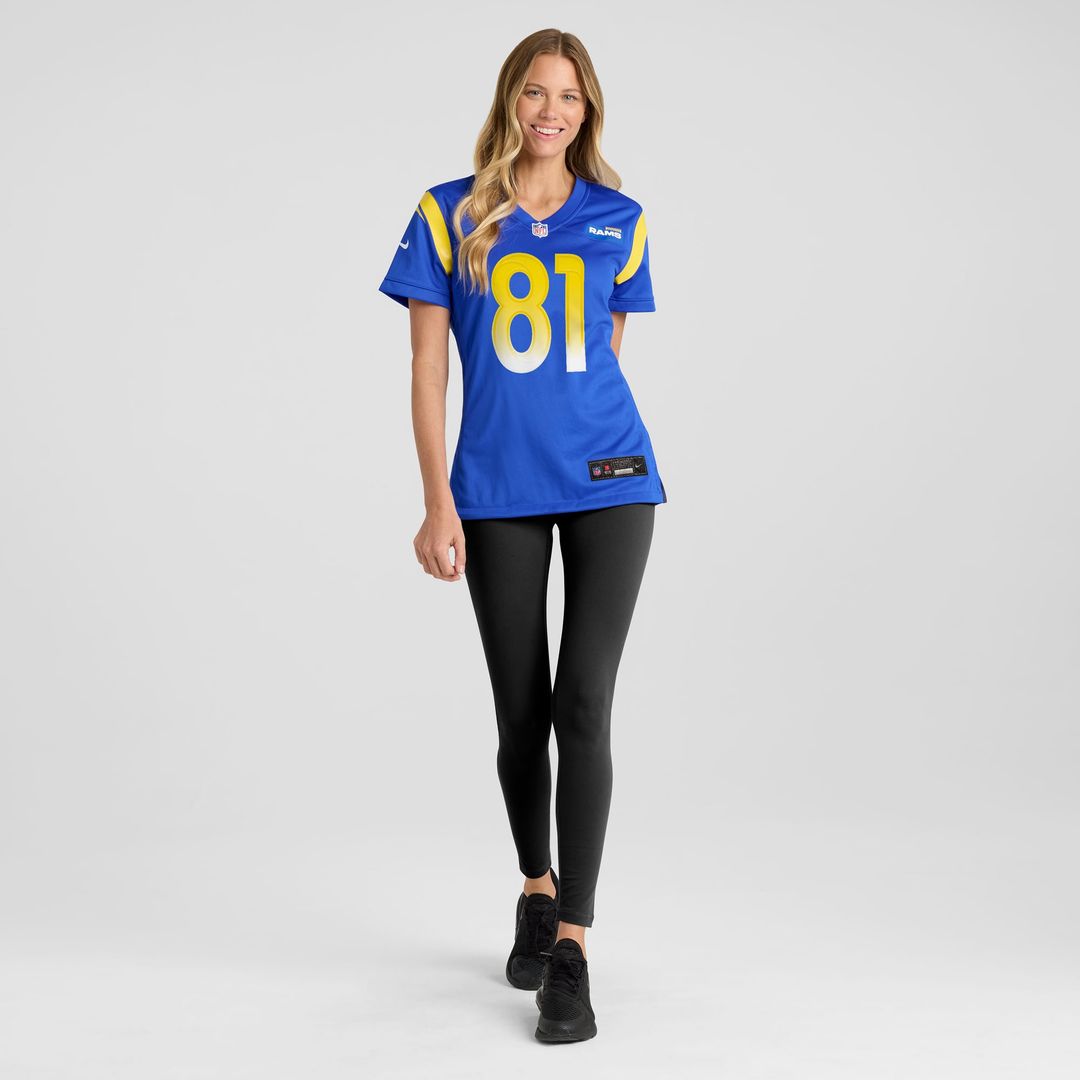Torry Holt Los Angeles Rams Women's Game Retired Player Jersey - Royal