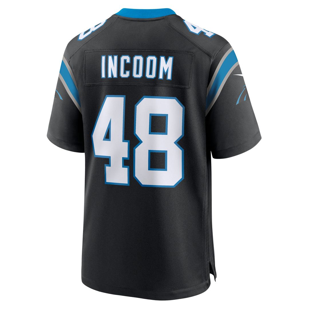 Thomas Incoom Carolina Panthers Team Game Jersey - Black