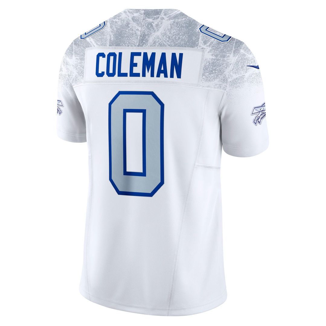 Keon Coleman Buffalo Bills Rivalries Collection Stitched Limited Jersey - White