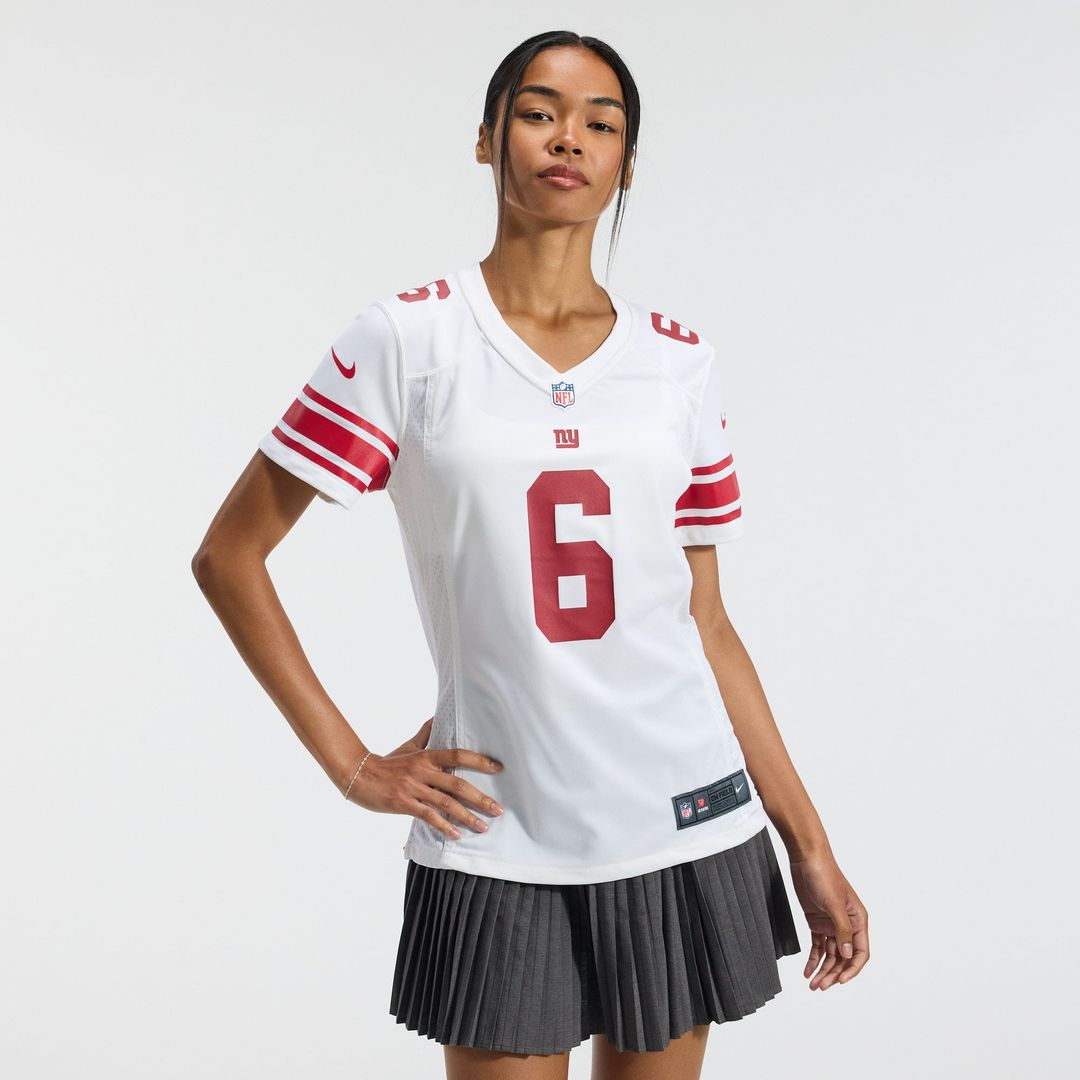 Jaxson Dart New York Giants Women's Team Game Jersey - Royal
