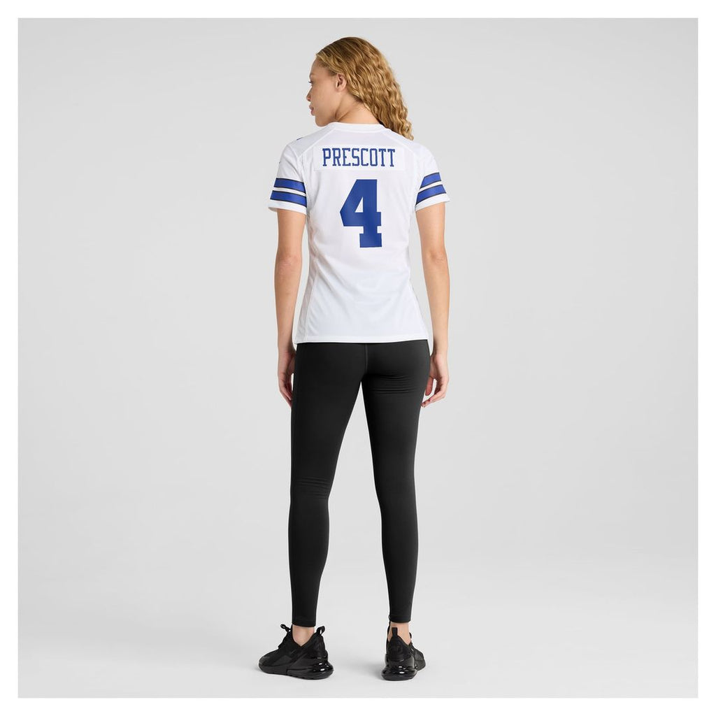 Dak Prescott Dallas Cowboys Women's Team Game Jersey - White